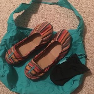 Gently used Tieks Size 9 in Sunset